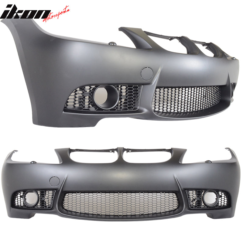 Fits 09-11 E90 3-Series M3 PP Front Bumper + Foglight Fog Lamp
