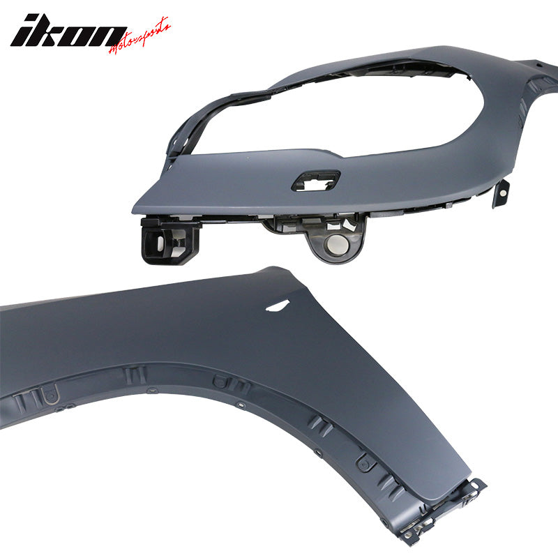 2007-2010 E70 Pre-LCI X5M Front Bumper Cover Conversion+Fender PP
