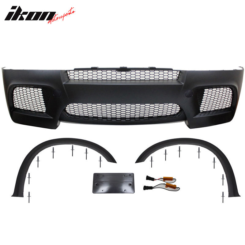 2007-2010 E70 Pre-LCI X5M Front Bumper Cover Conversion+Fender PP