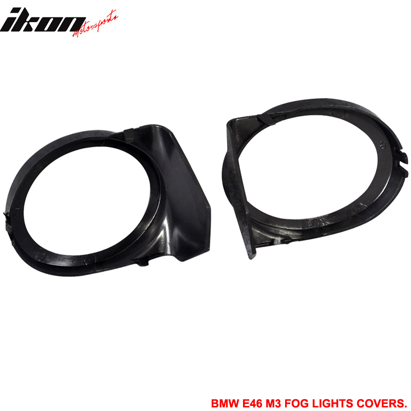 Fits 99-06 BMW E46 2Dr M3 PP Front Bumper + Fog Light Cover + Fog Lamp