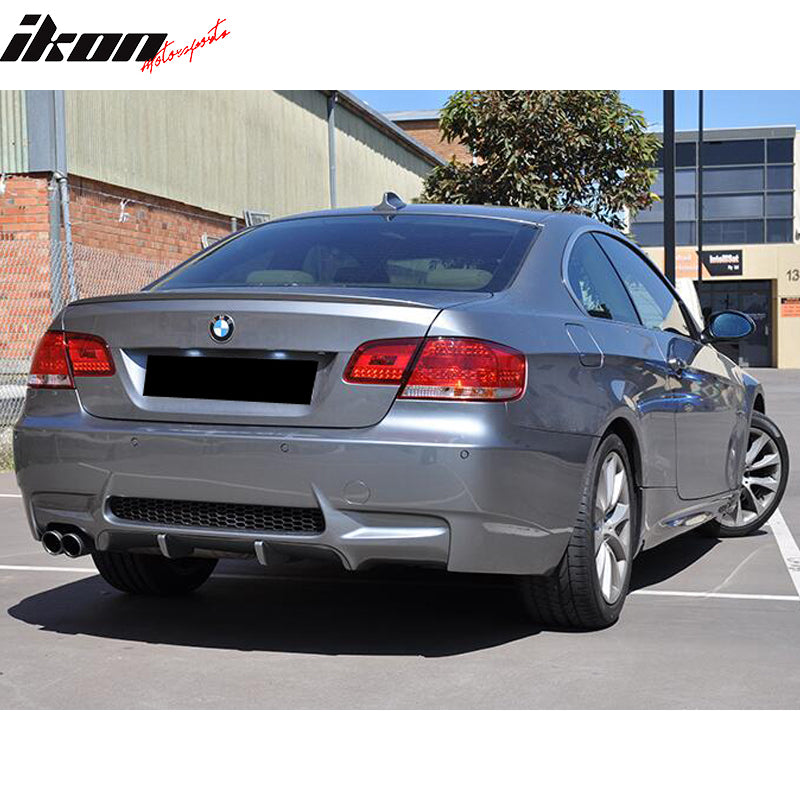 2007-2013 BMW E92 E93 M3 Style Single Exhaust Rear Bumper Cover