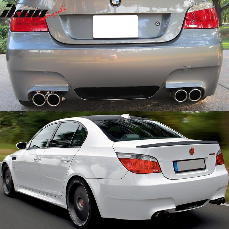 2004-2009 BMW E60 E61 5-Series M5 Style Rear Bumper Cover Conversion