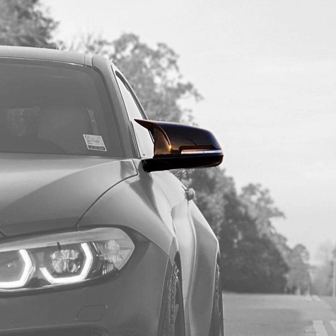 BMW 1 & 2 Series F20 F21 F22 F32 F87 M135i M140i M Style Carbon Fiber Side Mirror Covers (2012 - 2019) - K2 Industries