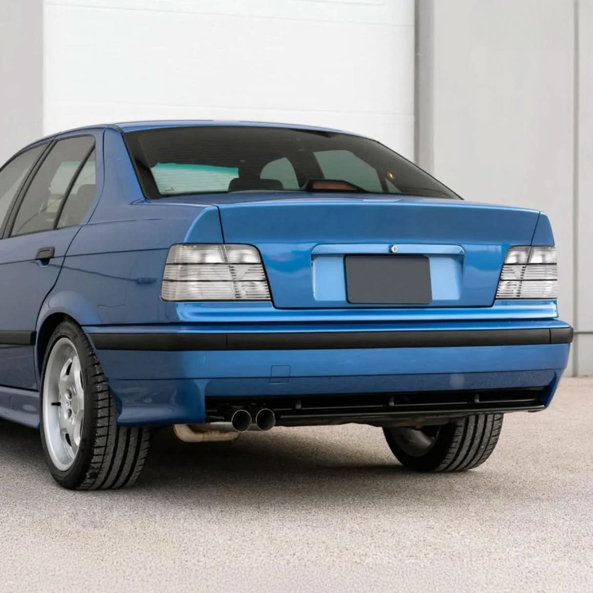 BMW 3 Series E36 All Clear Frosted Lens Tail Lights (1992-1998)