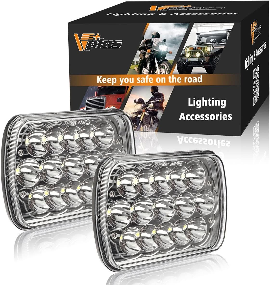 5x7 7x6 Rectangle Headlights