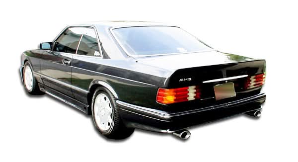 1981-1991 Mercedes S Class W126 AMG Look Rear Bumper Cover - FRP
