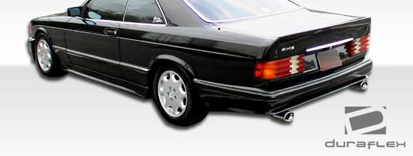1981-1991 Mercedes S Class W126 AMG Look Rear Bumper Cover - FRP