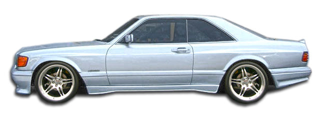 1981-1991 Mercedes S Class W126 AMG Look Door Caps 2DR - FRP