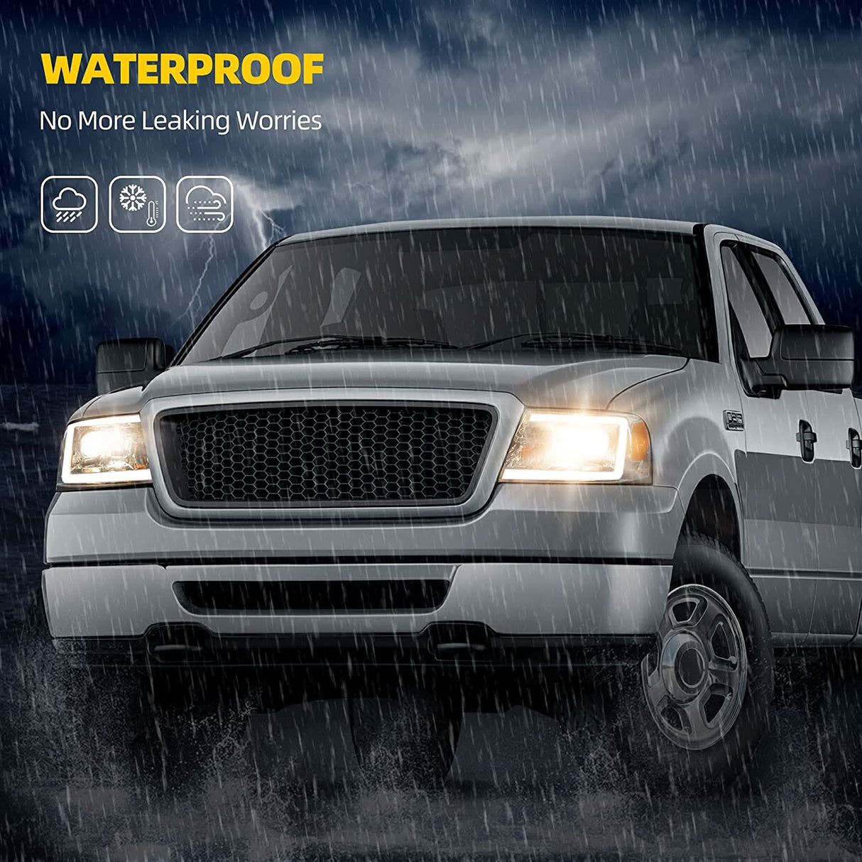 2004-2008 Ford F150 Drl Chrome Housings