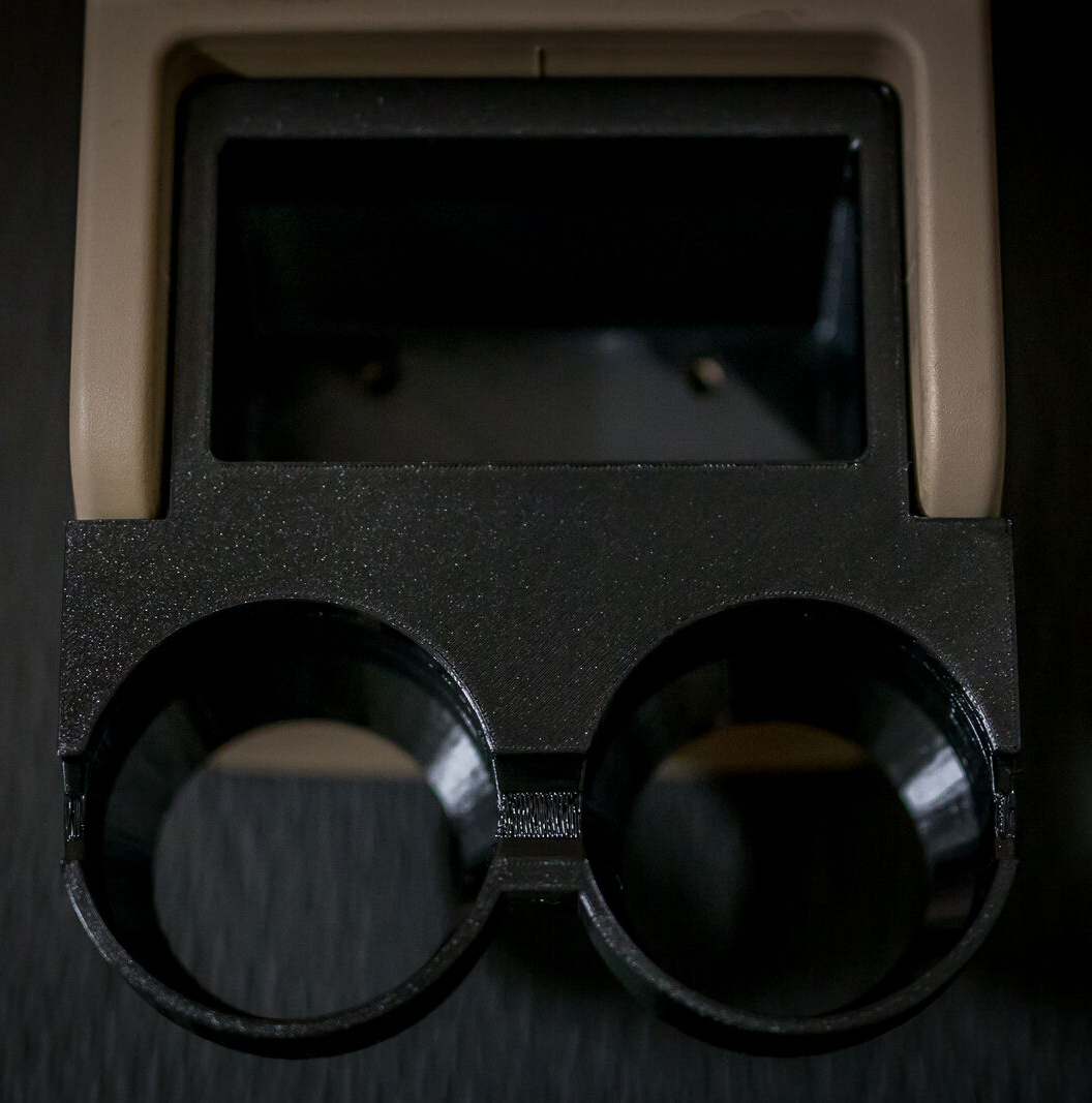 E46 Dual Rear Cupholder