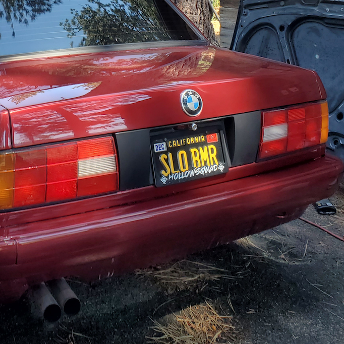 Late Model E30 Plate Filler (Heckblende)