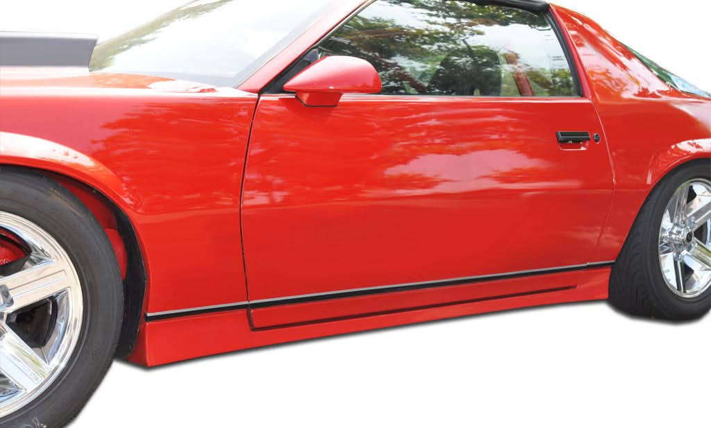 1982-1992 Chevrolet Camaro Iroc-Z Style Side Skirts - 4 Piece - FRP