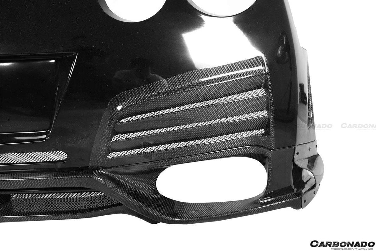 2008-2023 Nissan GTR R35 DBA & EBA VA Style Rear Bumper with Diffuser undertray