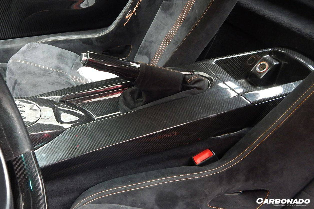 2004-2014 Lamborghini Gallardo OEM Style Carbon Fiber Hnadbrake Surround