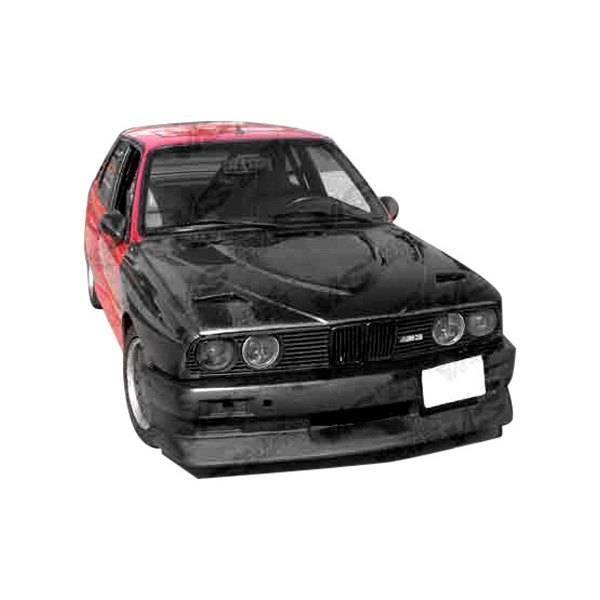 1984-1991 BMW 3 SERIES E30 2 doors 4 doors Euro R Style Carbon Fiber Black Hood