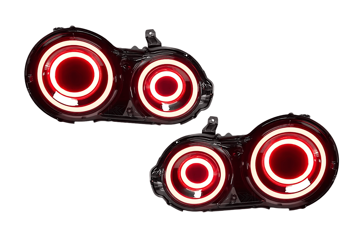Nissan R35 GTR Red Valenti Style LED Tail Lights (2009 - 2017) - K2 Industries