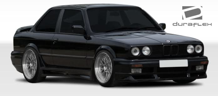 1984-1991 BMW 3 Series E30 GT-S Style Body Kit 4 Piece - FRP