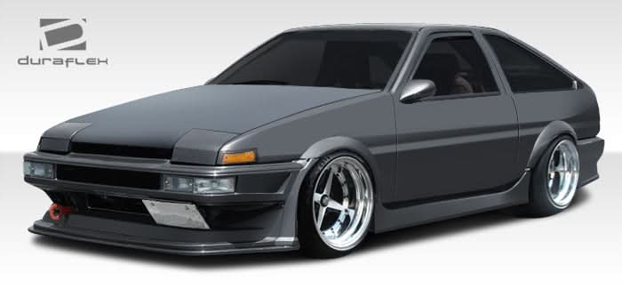 1984-1987 Toyota Corolla MB-R Style Front Bumper Cover - FRP