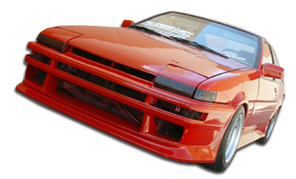 1984-1987 Toyota Corolla V-Speed Style Front Bumper Cover - FRP