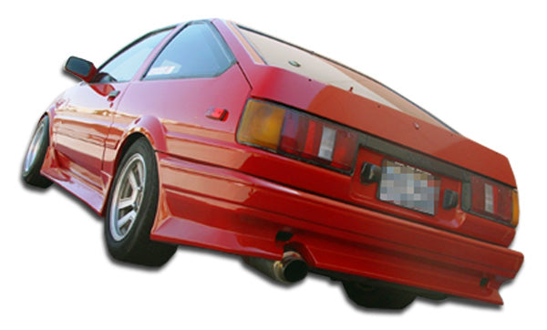 1984-1987 Toyota Corolla V-Speed Style Rear Bumper Cover - FRP