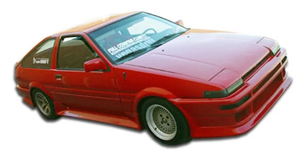 1984-1987 Toyota Corolla V-Speed Style Side Skirts - FRP