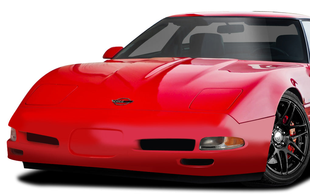 1984-1996 Chevrolet Corvette C5 Style Front Bumper Cover - FRP