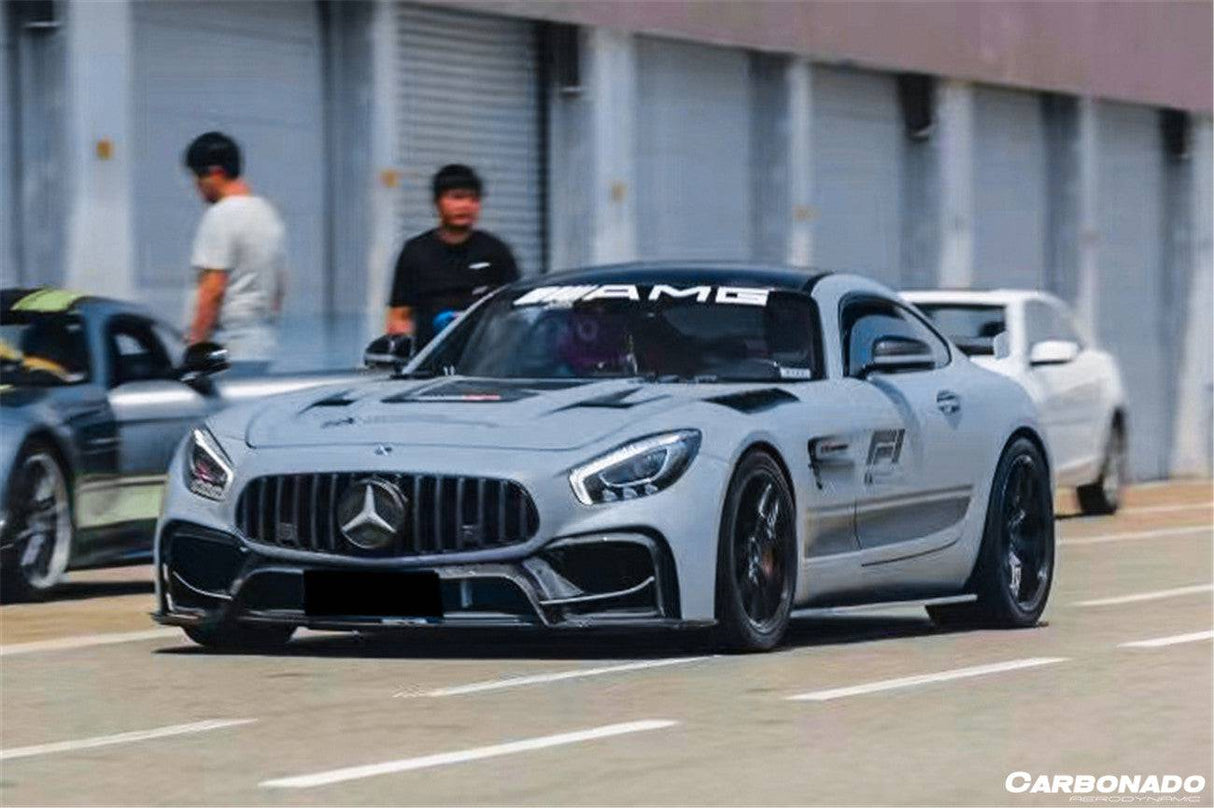 2015-2021 Mercedes Benz AMG GT GTS GTC GTR BK Style Partial Carbon Fiber Front Fender