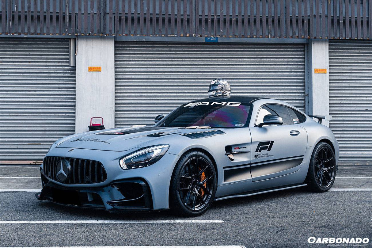 2015-2021 Mercedes Benz AMG GT GTS GTC GTR BK Style Partial Carbon Fiber Front Fender