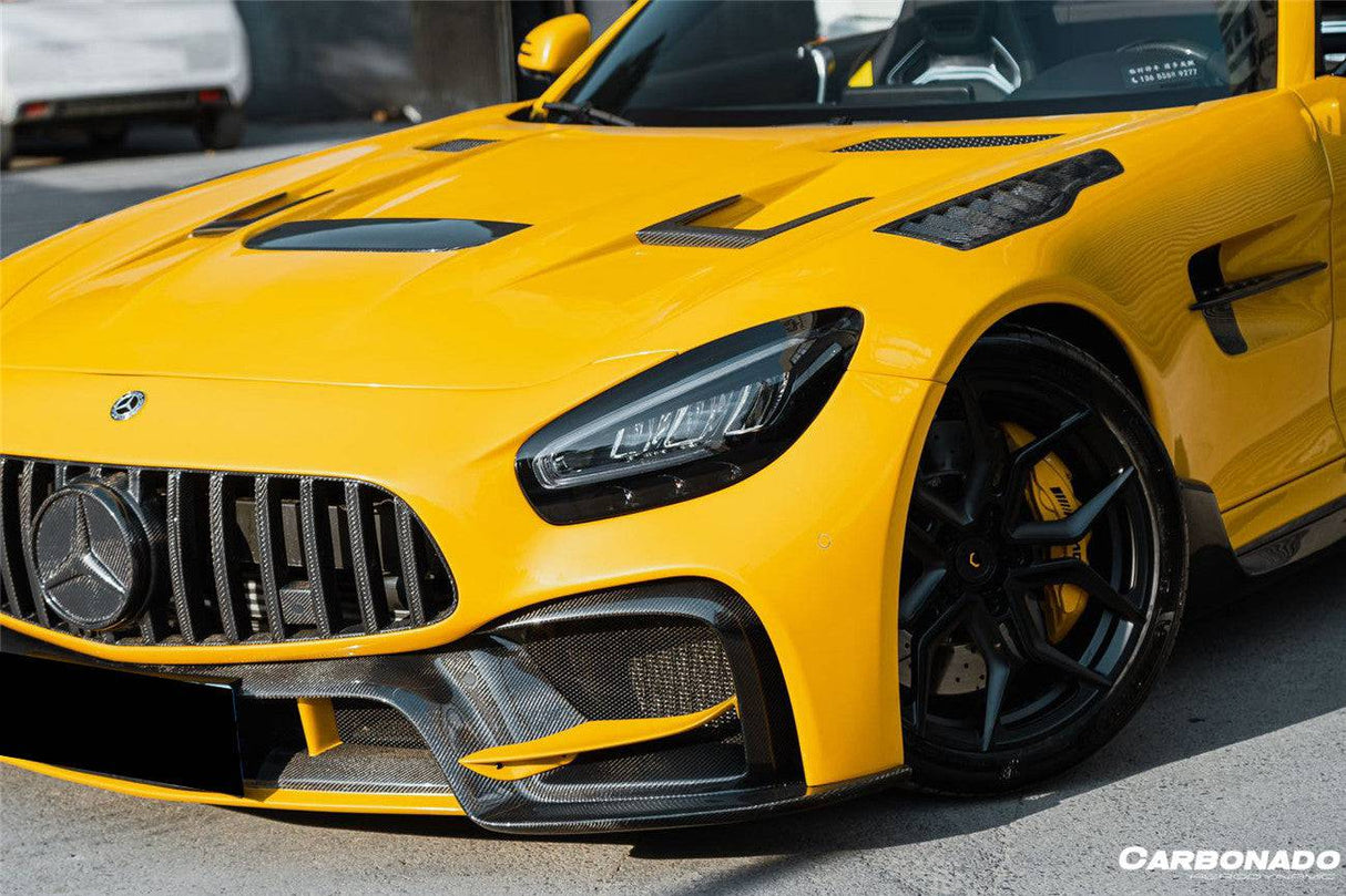 2015-2021 Mercedes Benz AMG GT GTS GTC GTR BK Style Partial Carbon Fiber Front Fender