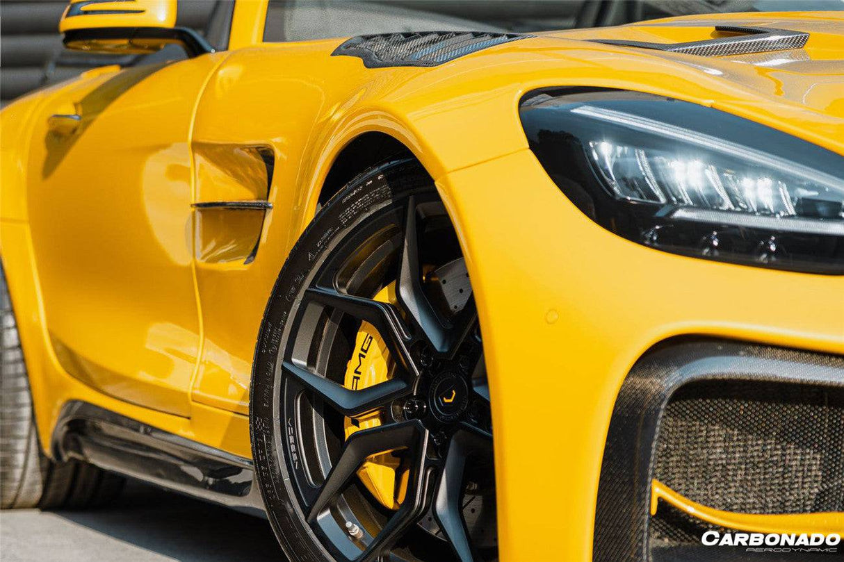 2015-2021 Mercedes Benz AMG GT GTS GTC GTR BK Style Partial Carbon Fiber Front Fender