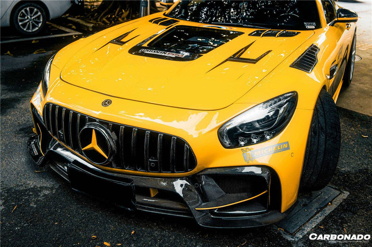 2015-2021 Mercedes Benz AMG GT GTS GTC GTR BK Style Partial Carbon Fiber Front Fender