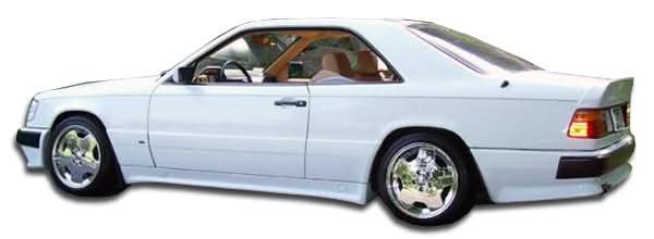 1986-1995 Mercedes E Class W124 AMG Look Side Skirts - 2 Piece - FRP