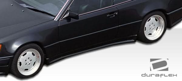 1986-1995 Mercedes E Class W124 AMG Look Side Skirts - 2 Piece - FRP