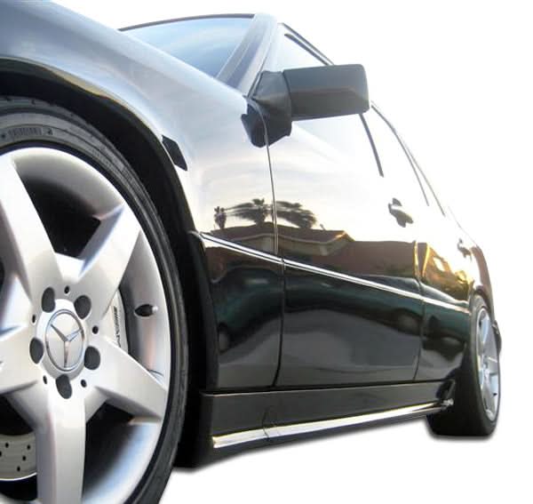 1986-1995 Mercedes E Class W124 AMG Look Side Skirts - FRP