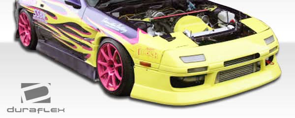 1986-1991 Mazda RX-7 B-Sport Style Side Skirts - 2 Piece - FRP
