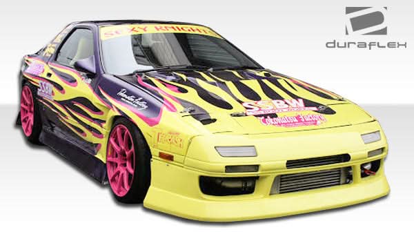 1986-1991 Mazda RX-7 B-Sport Style Side Skirts - 2 Piece - FRP