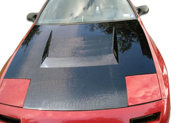 1986-1991 Mazda RX-7 D-1 Style Hood - Carbon Fiber