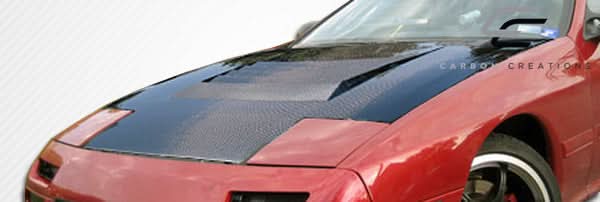 1986-1991 Mazda RX-7 D-1 Style Hood - Carbon Fiber