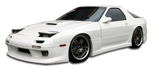 1986-1991 Mazda RX-7 GP-1 Style Side Skirts Rocker Panels - FRP