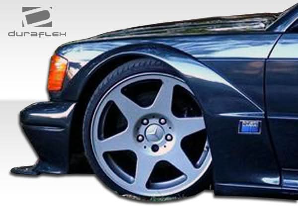1984-1993 Mercedes 190 Evo 2 Style Wide Body Fender Flares - FRP