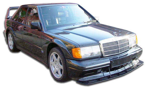 1984-1993 Mercedes 190 Evo 2 Wide Body Style Front Bumper Cover - FRP