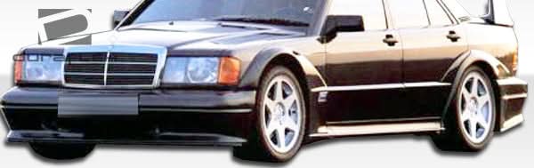 1984-1993 Mercedes 190 W201 Evo 2 Style Wide Body Kit - FRP
