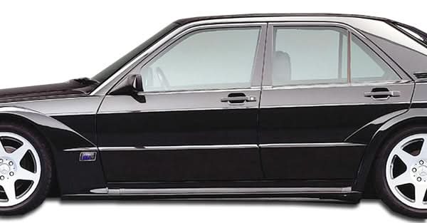 1984-1993 Mercedes 190 Evo 2 Style Wide Body Side Skirts - FRP