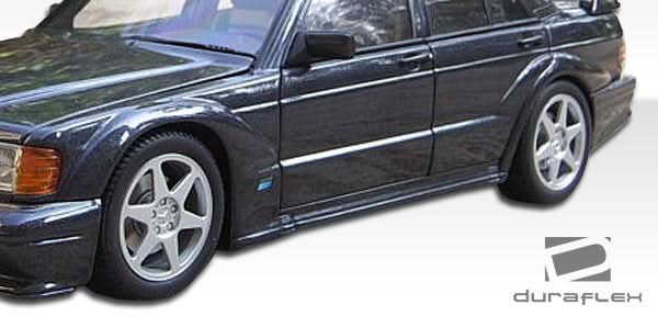 1984-1993 Mercedes 190 Evo 2 Style Wide Body Side Skirts - FRP