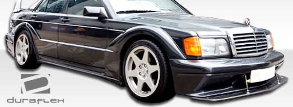1984-1993 Mercedes 190 Evo 2 Style Wide Body Kit - 16 Piece - FRP