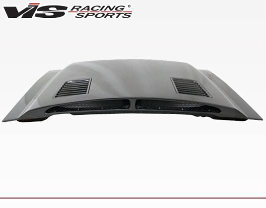 1987-1993 Ford Mustang 2 doors GT 500 Style Carbon Fiber Black Hood