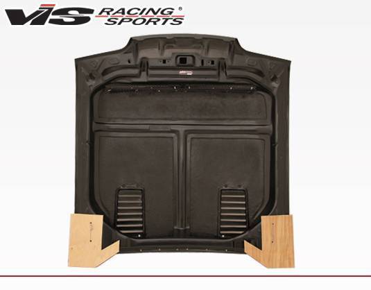 1987-1993 Ford Mustang 2 doors GT 500 Style Carbon Fiber Black Hood