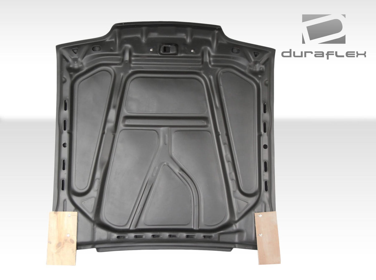 1987-1993 Ford Mustang 2" Cowl Hood - 1 Piece - FRP