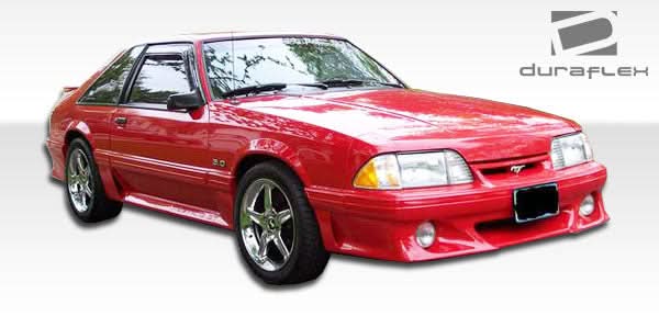 1979-1993 Ford Mustang Cobra R Style Side Skirts - 2 Piece - FRP