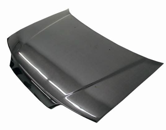 1988-1991 Honda CRX JDM Hatchback SIR Style Carbon Fiber Black Hood